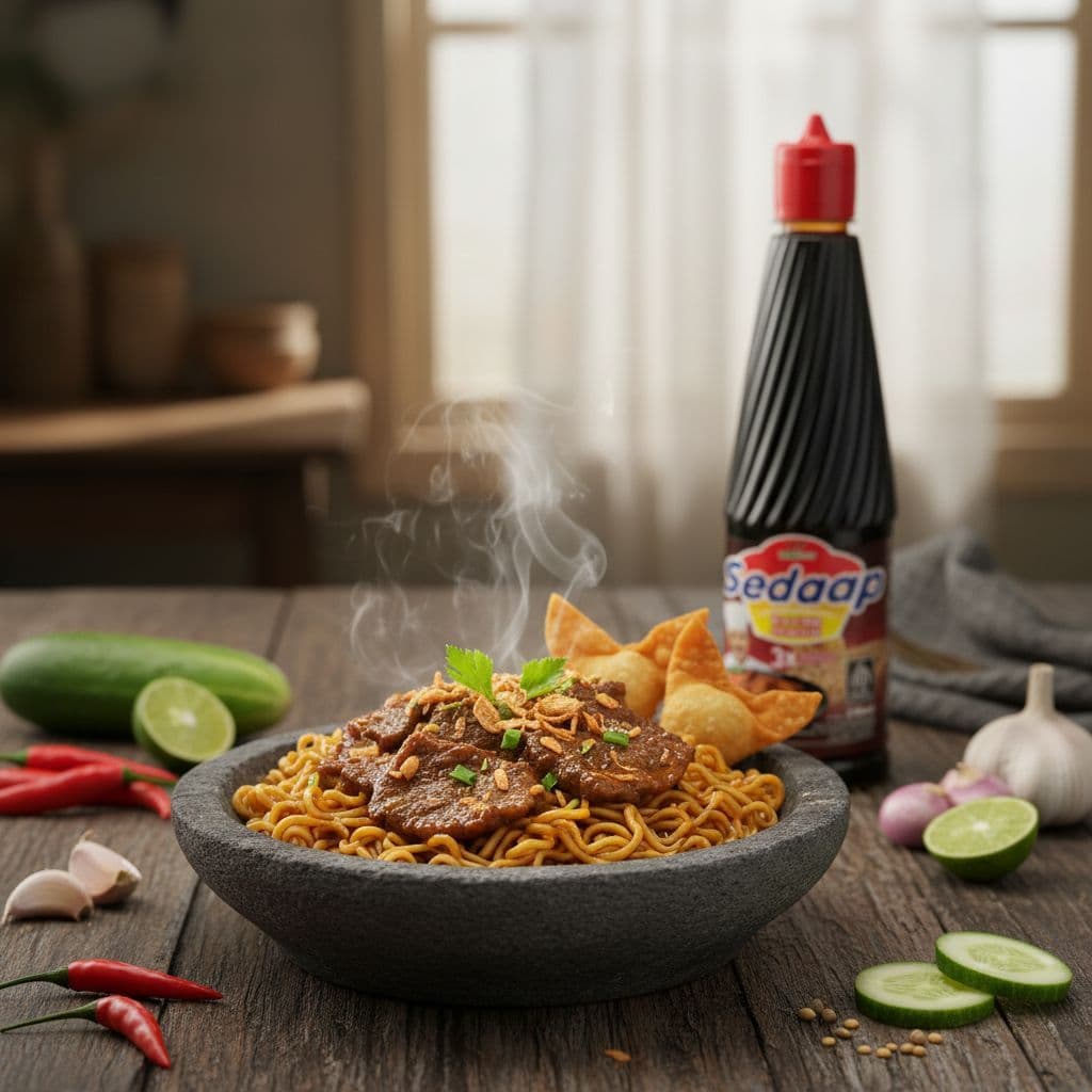 Resep Mi Bakar Sambal Bajak Viral yang Enak dan Praktis